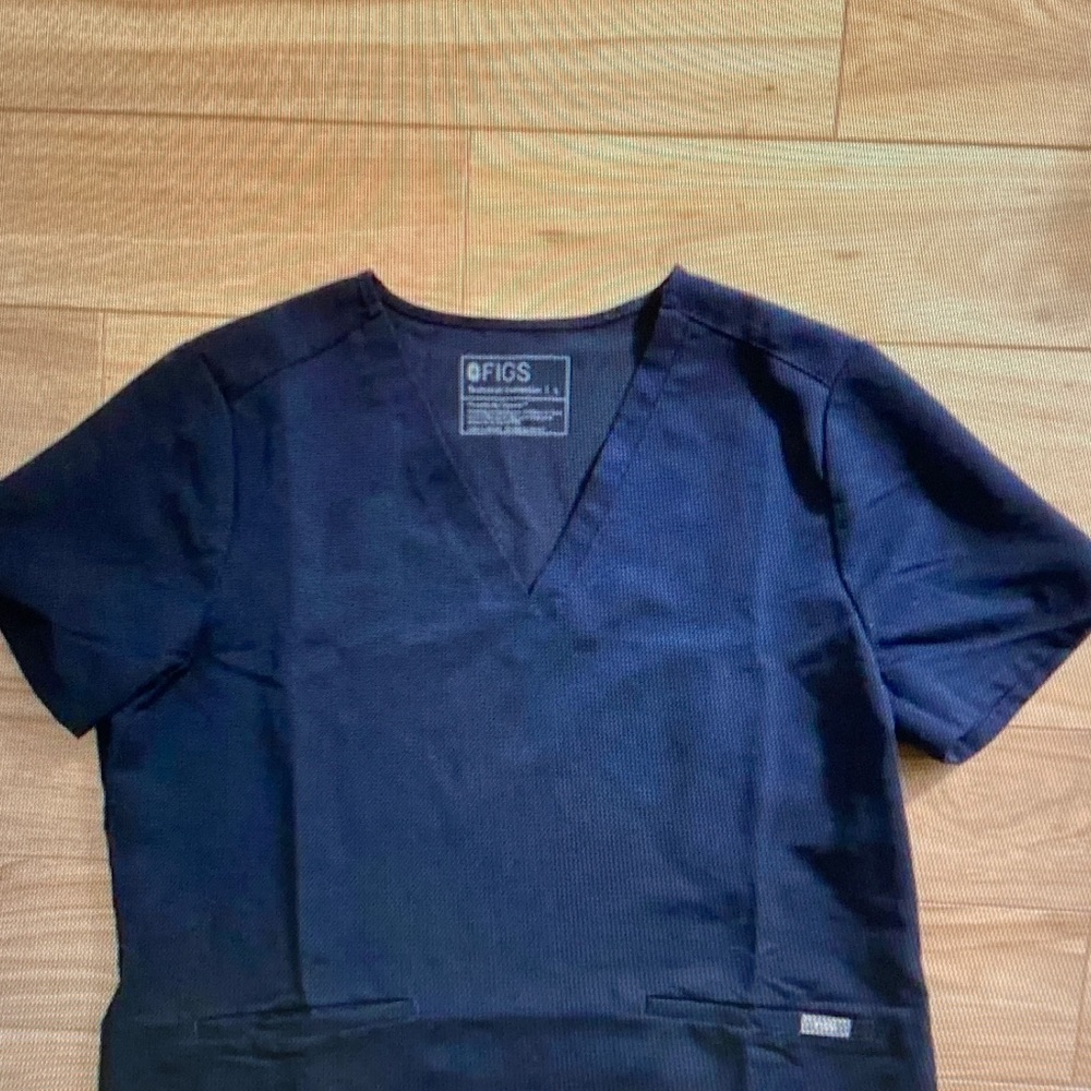 FIGS Navy V-Neck Medical Top